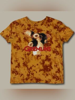 Gremlins Gizmo Tie Dye Graphic Tee Shirt Small